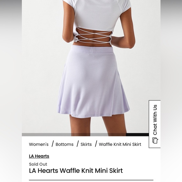 L.A. Hearts Purple skirt Size M - Picture 8 of 9